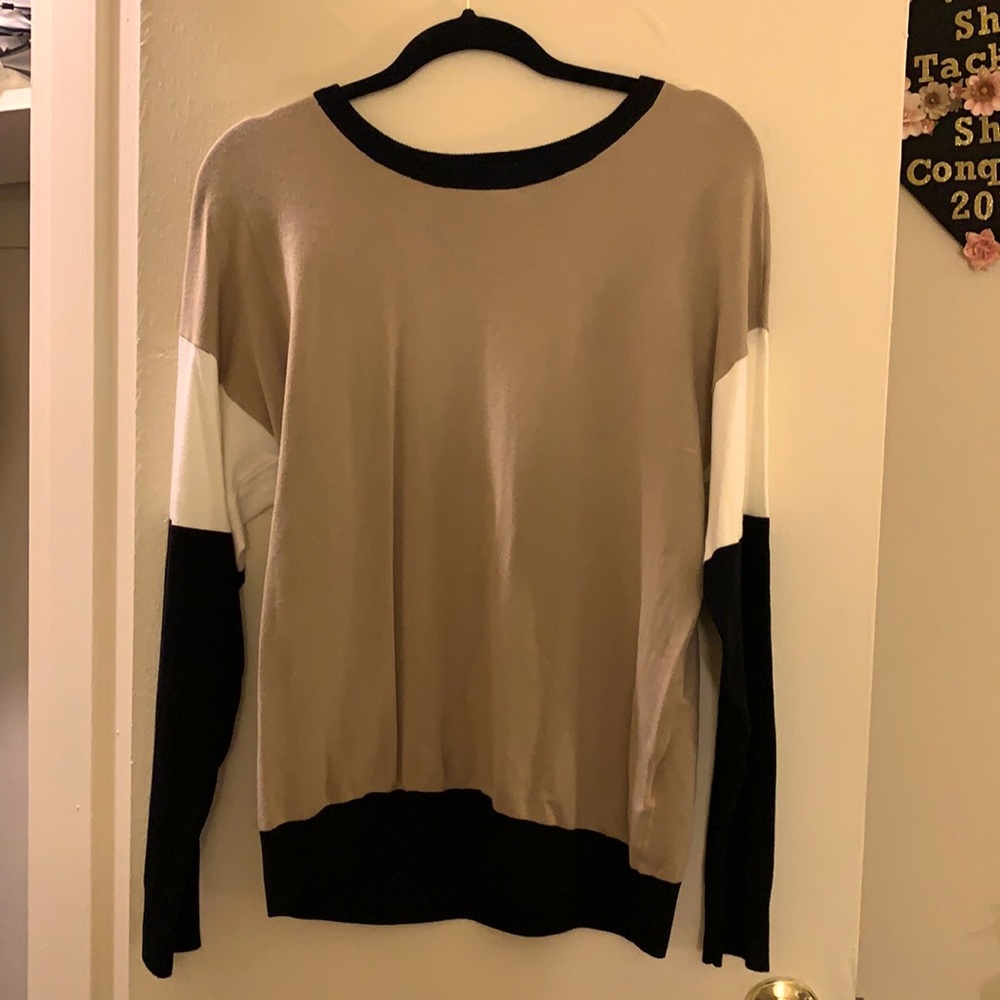 NWT DKNY Color Block Sweater